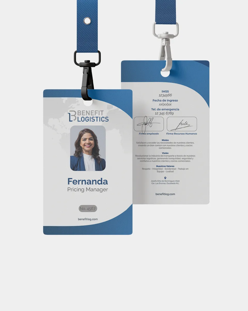 Benefit Logistics - Gafete de personal