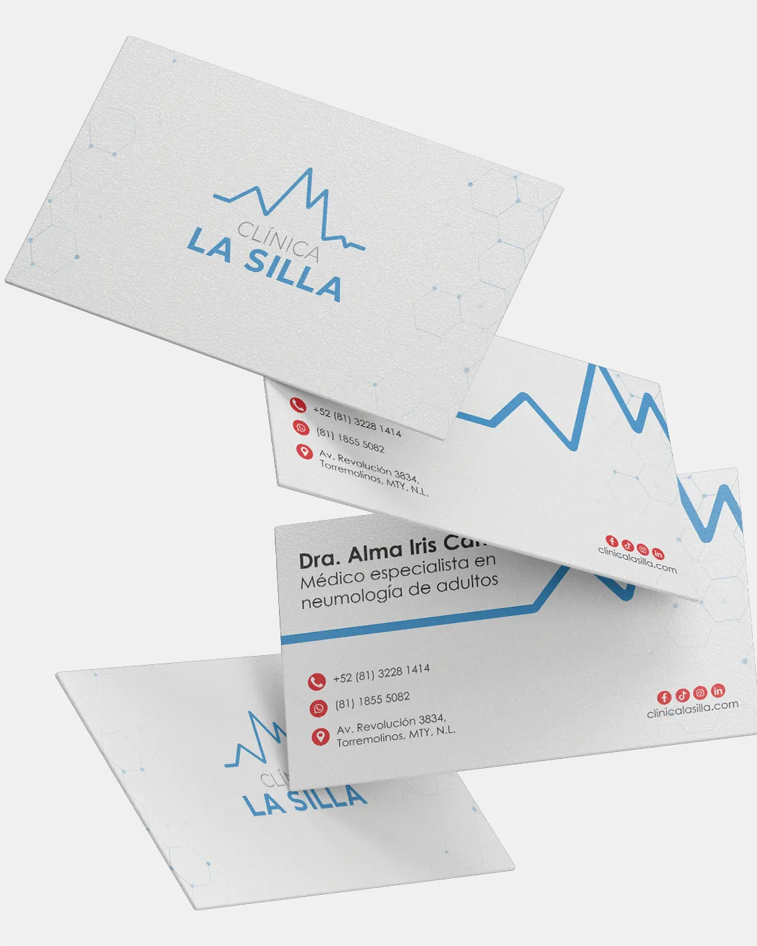 Clínica La Silla - Tarjetas de Presentación