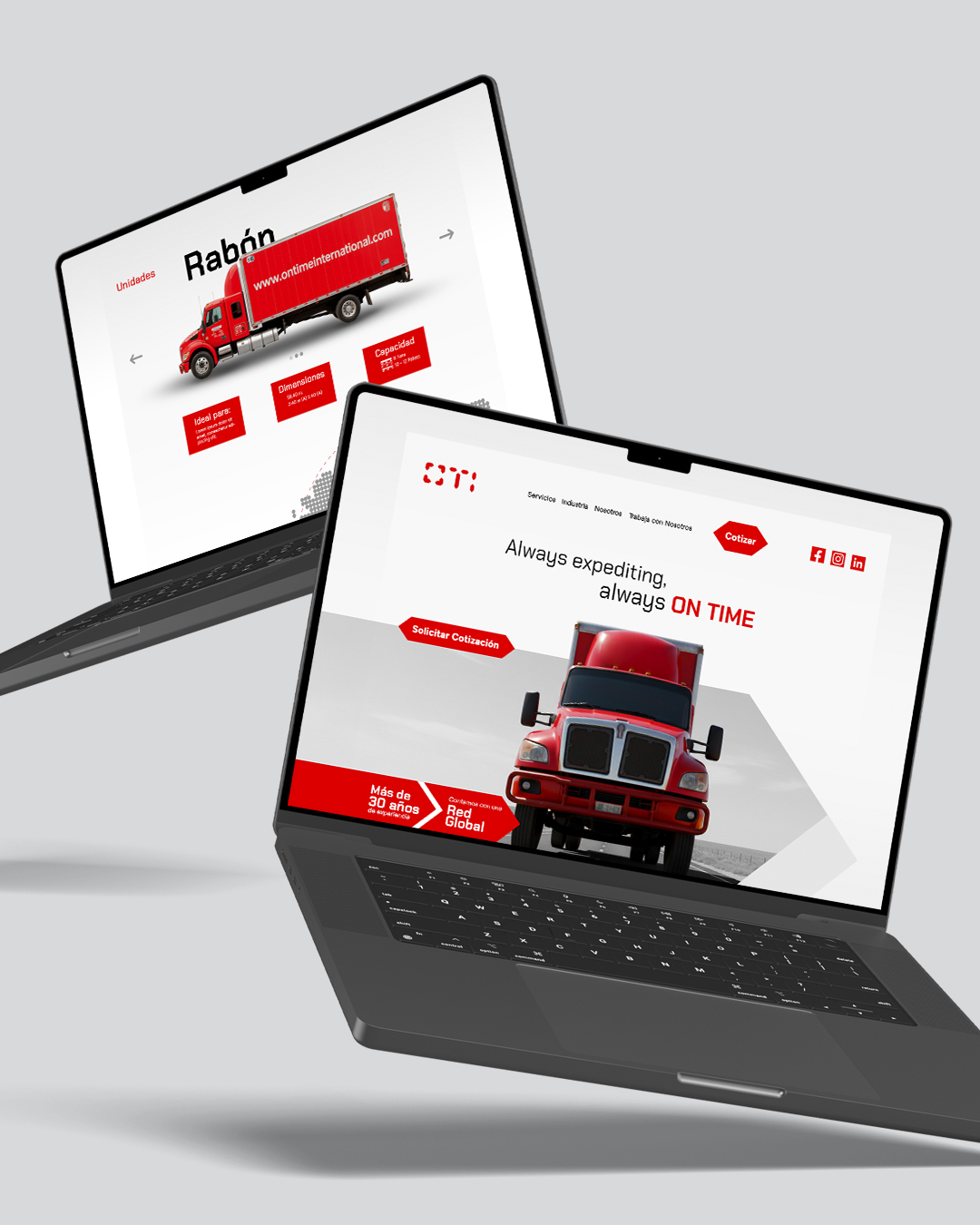 On Time International - Desarrollo Web Industrial