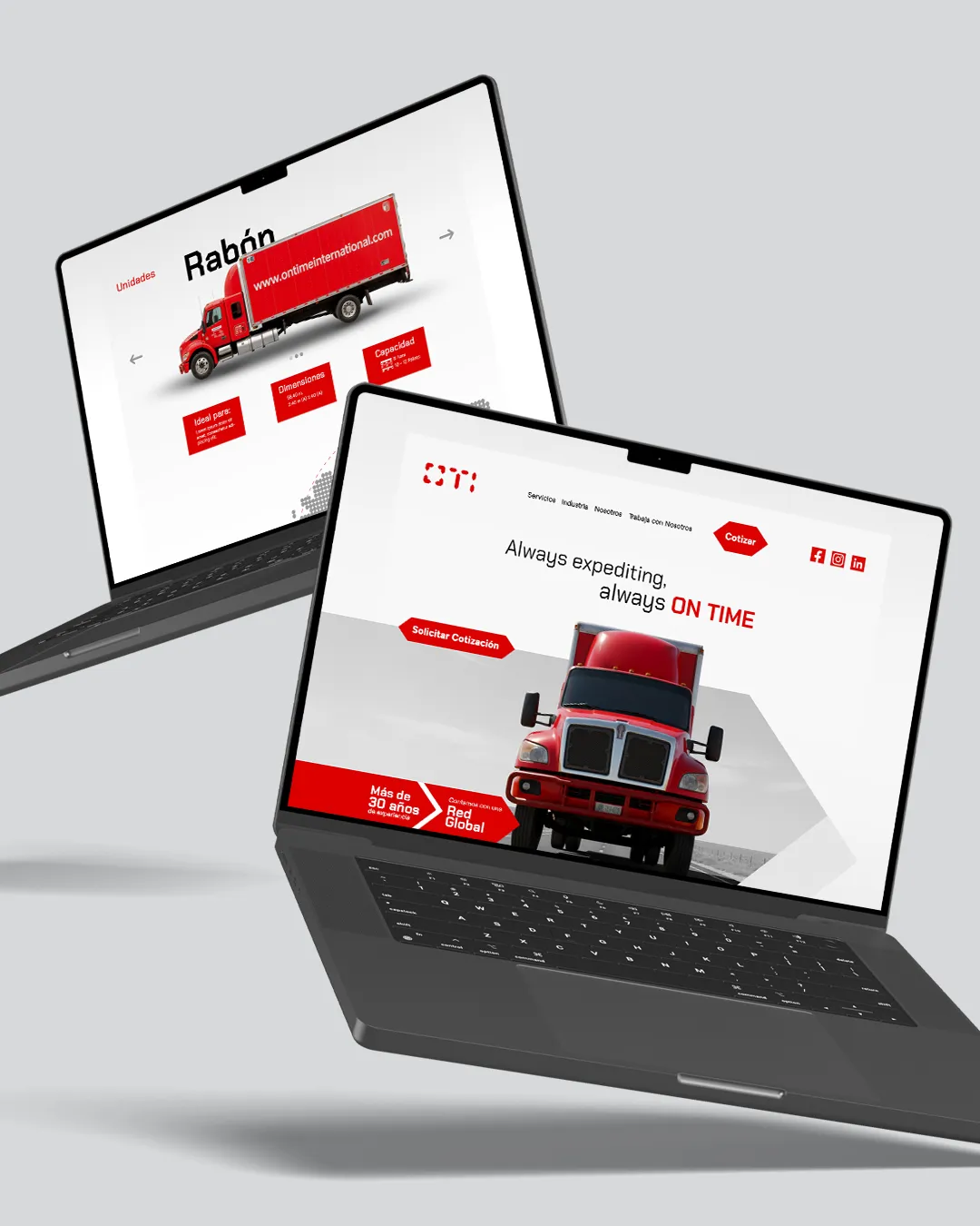 On Time International - Desarrollo Web Industrial