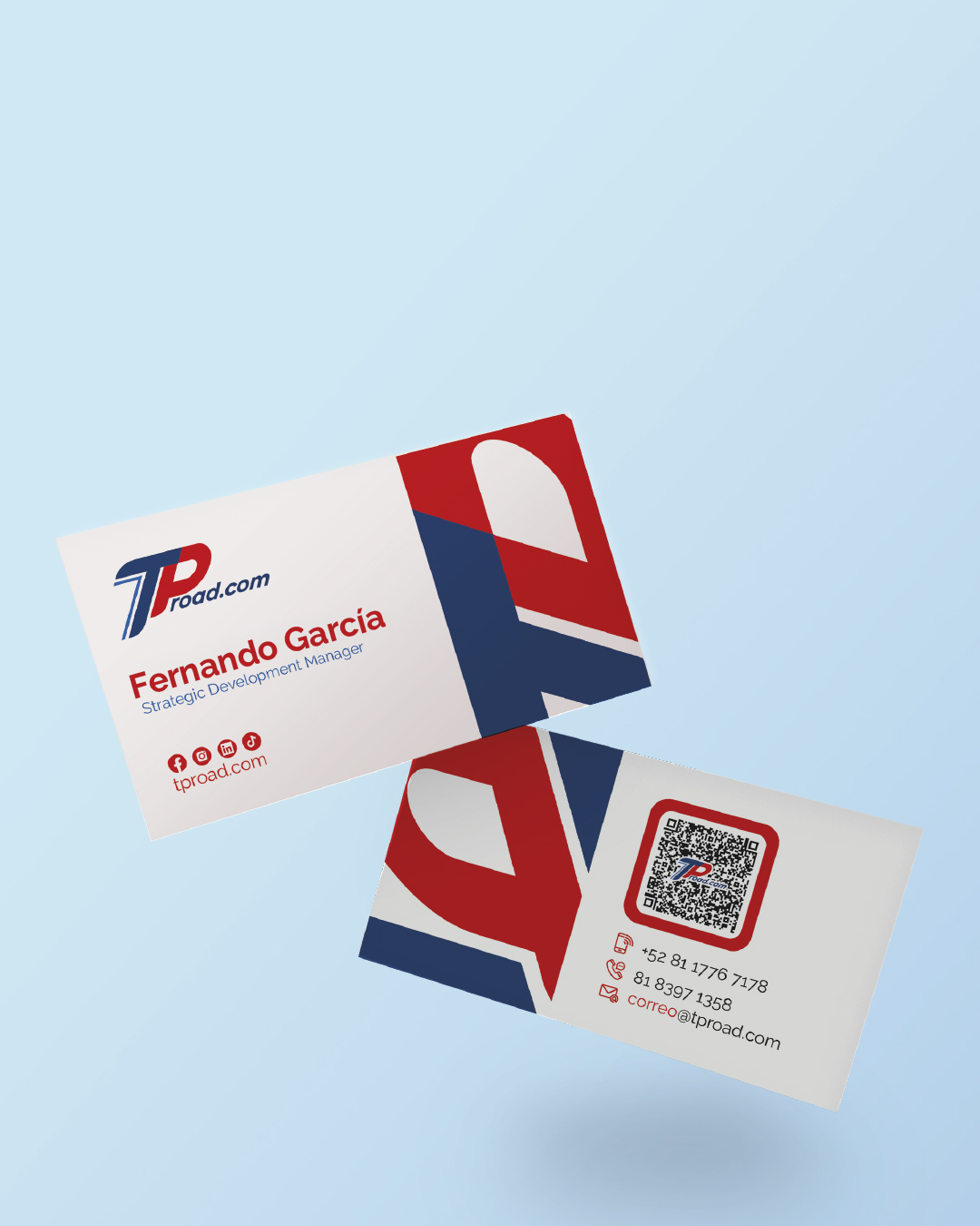TP Road Logistics - Tarjetas de Presentación B2B
