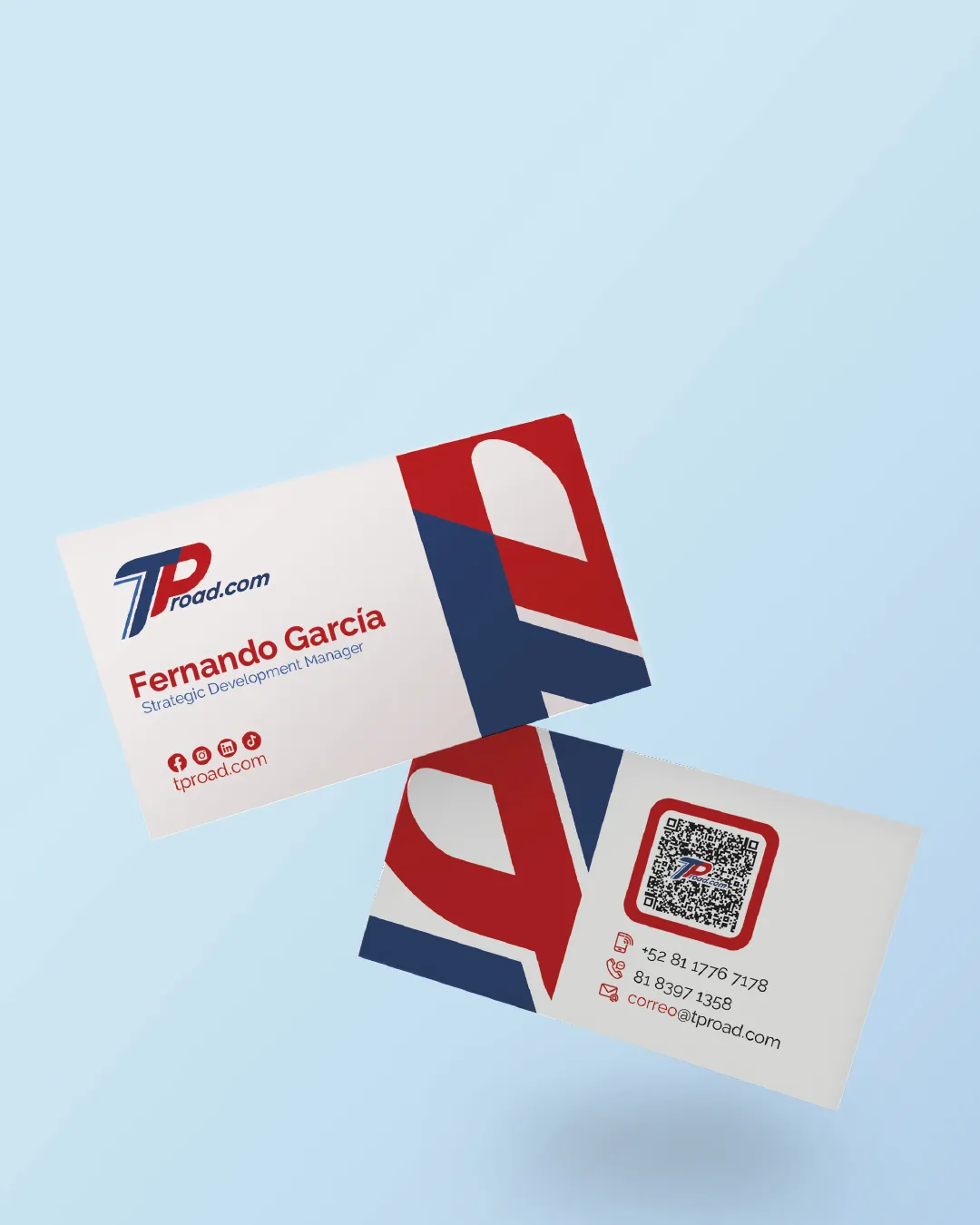 TP Road Logistics - Tarjetas de Presentación B2B